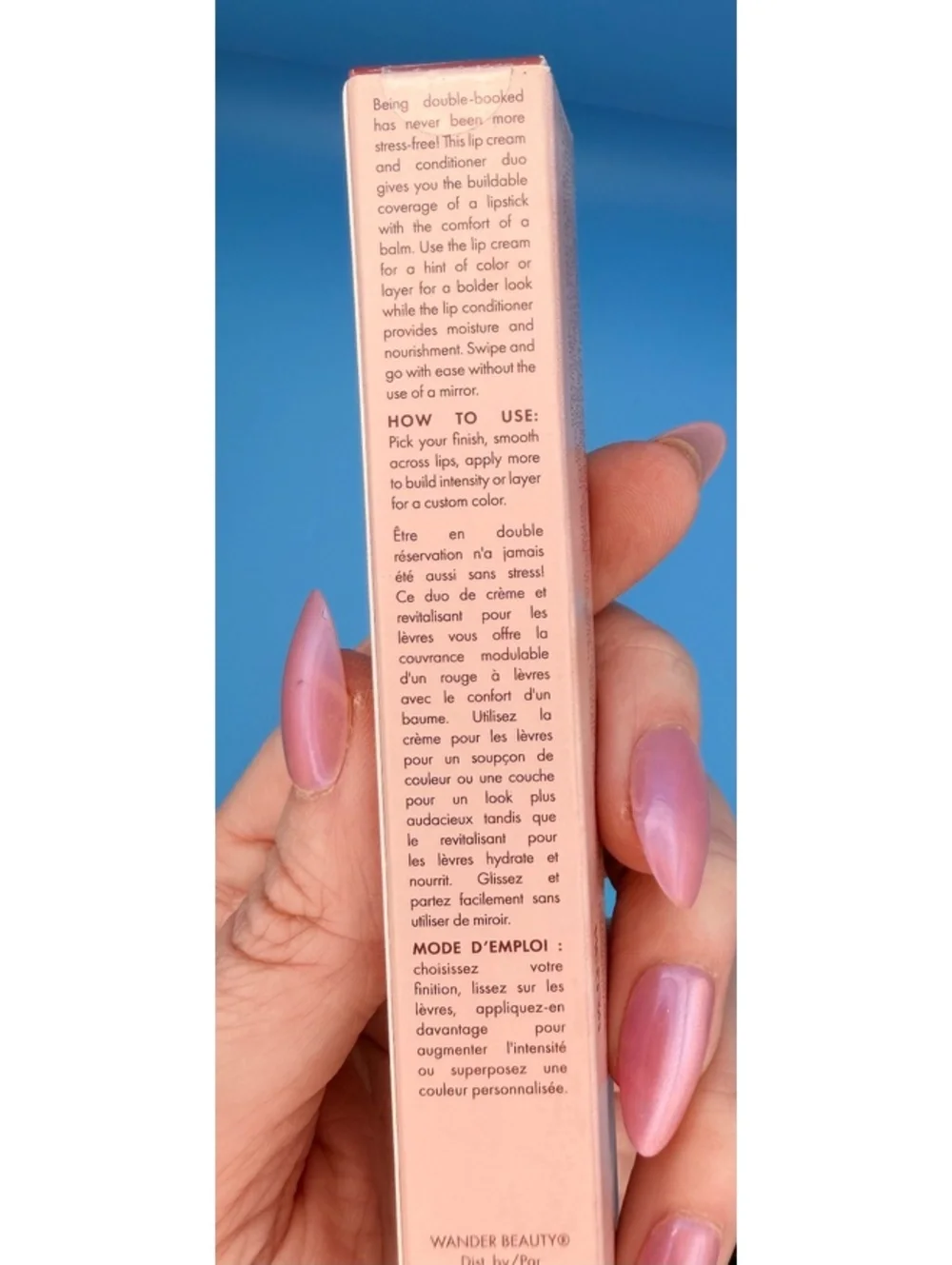 Wander Beauty Double Booked Lip Cream and Conditioner - OTW In The Clear